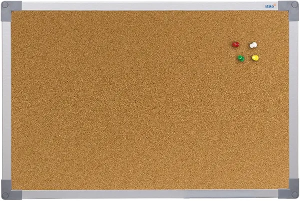 سعر ومواصفات لوح فلين STALO بإطار MDF مطلي بألمنيوم ناعم، 60x40 (B09T74Y4W6) على Amazon EG