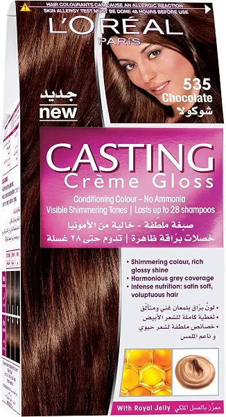 سعر ومواصفات لوريال باريس كاستينغ كريم شوكولا 535 صبغة شعر (B07MVTPN48) على Amazon EG