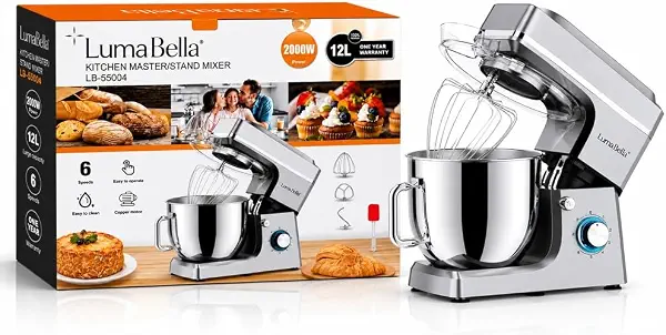 سعر ومواصفات لوما بيلا - خلاط قائم مع ملحقات 2000 واط، 12 لتر - LB-55004 (B0H46HKLSP) على Amazon EG