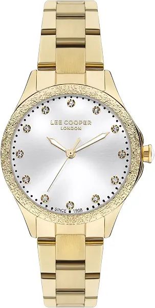سعر ومواصفات لي كوبر ساعة انالوج بمينا فضي للنساء - LC07840.130 (B0CP96XCRN) على Amazon EG