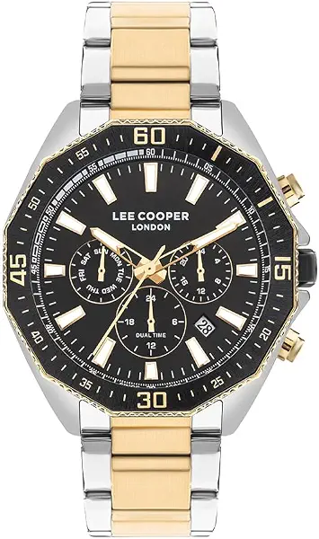 سعر ومواصفات لي كوبر ساعة متعددة الوظائف بمينا اسود للرجال - LC07847.260 (B0CSG8LQYC) على Amazon EG