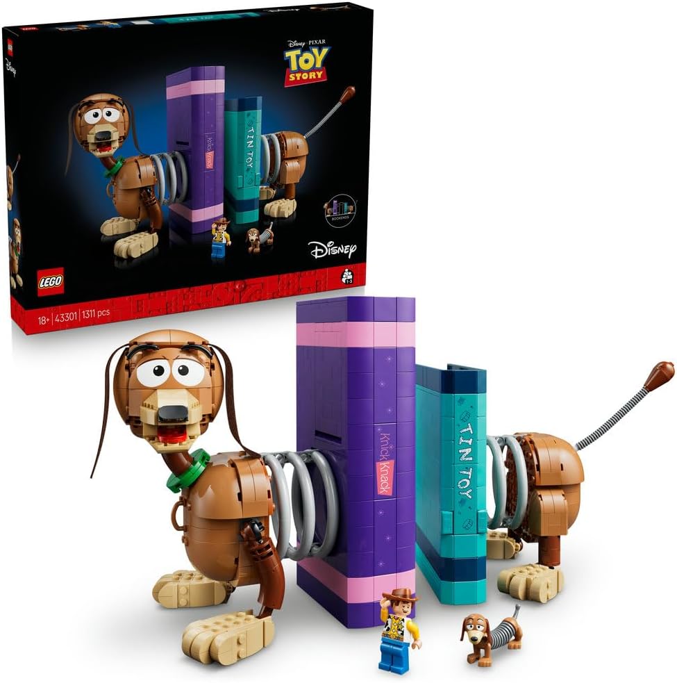 سعر ومواصفات ليغو Disney & Pixar مساند كتب الكلب سلينكي من فيلم حكاية لعبة 43301 (B0FPXG8NTG) على Amazon EG