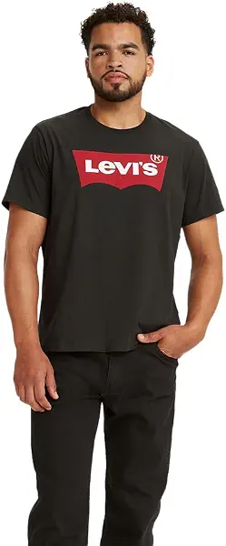 سعر ومواصفات ليفايس Levi's Mens Crew Neck Classic Bat Wing Logo Shirt T-shirt (pack of 1) (B012ER6CGW) على Amazon EG