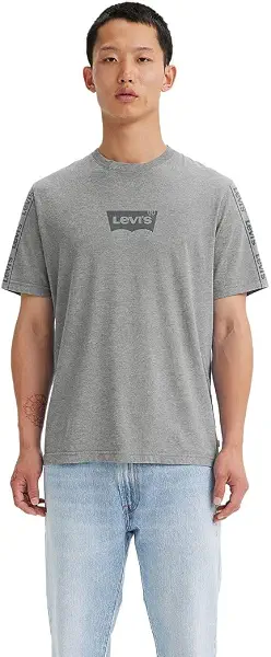 سعر ومواصفات ليفايس Levi's Mens Relaxed Fit Short Sleeve Graphic Graphic Tees (B0BT9THQDM) على Amazon EG