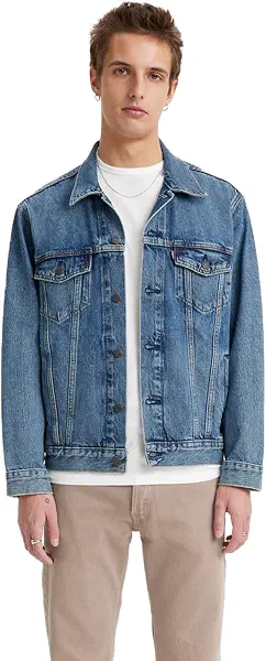 سعر ومواصفات ليفايس Levi's Mens Relaxed Fit Trucker Truckers (pack of 1) (B0CYPWSJ5W) على Amazon EG