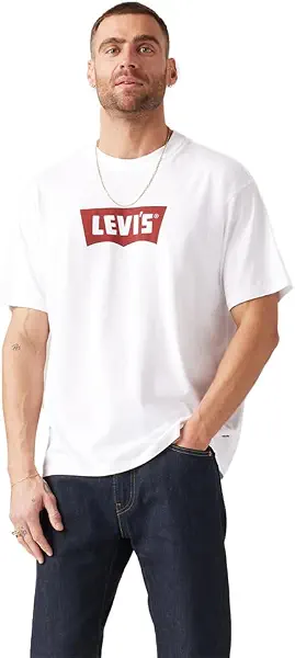 سعر ومواصفات ليفايس Levi's Mens VINTAGE BW GRAPHIC TEE Classic (pack of 1) (B0GCHC4CH5) على Amazon EG
