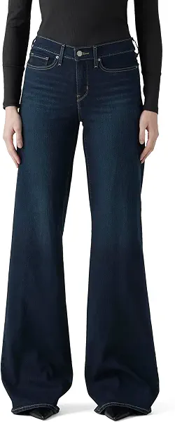 سعر ومواصفات ليفايس Levi's Womens 318 Shaping Wide Leg Jeans (pack of 1) (B0FJLZWHQ3) على Amazon EG