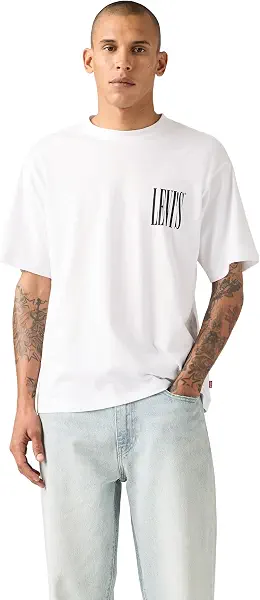 سعر ومواصفات ليفايس Levi's Mens Short Sleeve Shirt Vintage Fit Graphic Tee (B0GCG7QMDJ) على Amazon EG