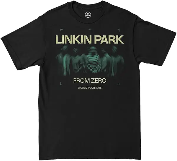 سعر ومواصفات لينكين بارك تيشرت مطبوع عليه عبارة «From Zero Official Merch Blurry Portrait Tour» من لينكين بارك (B0DXN23P4W) على Amazon EG