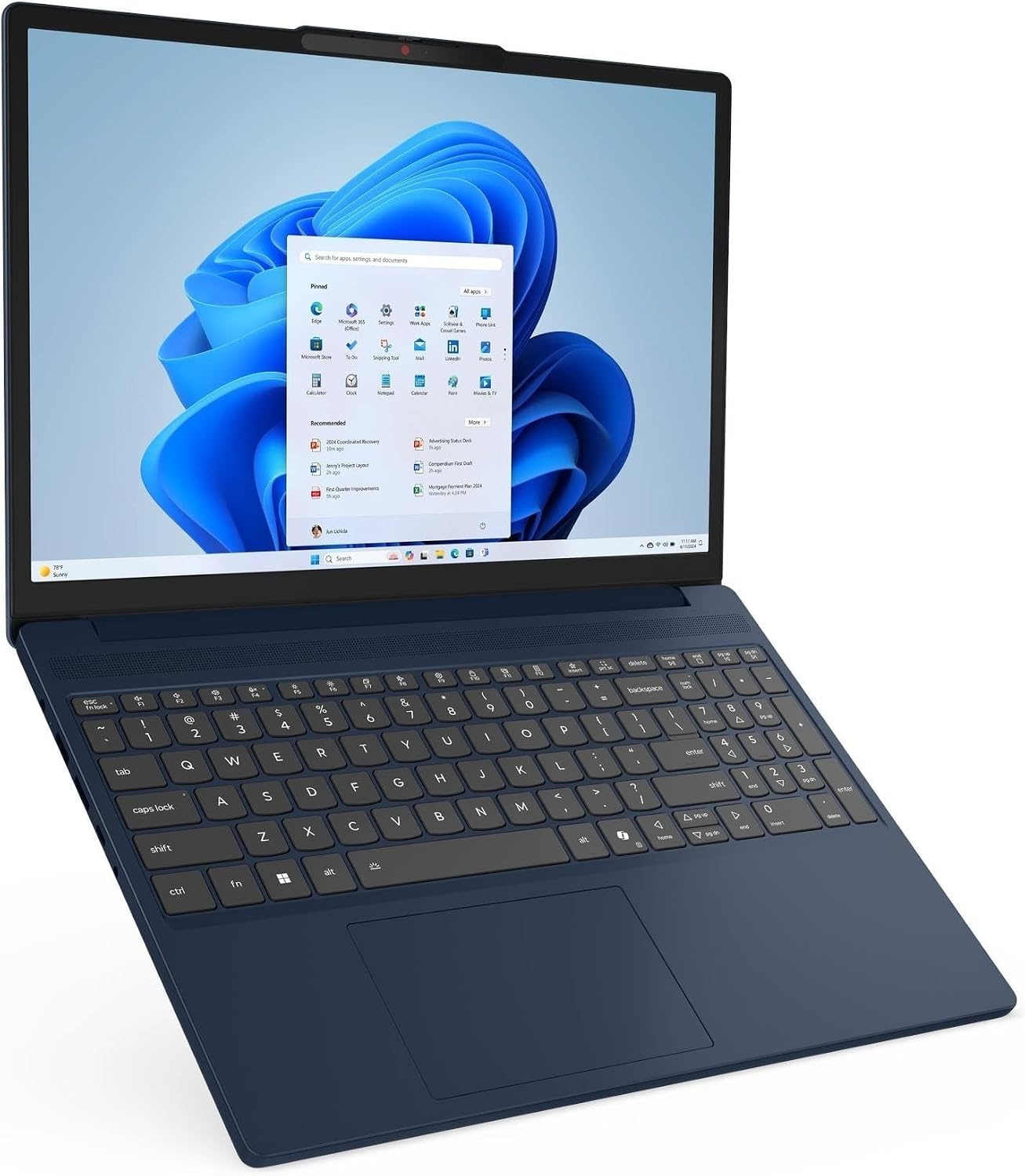 سعر ومواصفات لينوفو لابتوب ايديا باد سليم 3 15IRH10 انتل كور i5-13420H 16GB DDR5-4800 RAM 512GB M.2 SSD 15.3 انش WUXGA ويندوز 11، ازرق كوزميك، 83K101EUED (B0HFS572WR) على Amazon EG