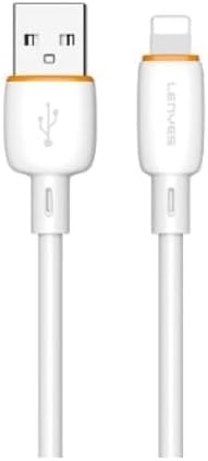 سعر ومواصفات لينيس كيبل USB نوع ايه الى لايتنينج LC548، شحن سريع 12 واط، كيبل نقل بيانات عالي السرعة، تصميم مضفر متين، متوافق مع سلسلة ايفون 14/13/12، ايباد، ايربودز، 1 متر، ابيض (B0H685FCK6) على Amazon EG