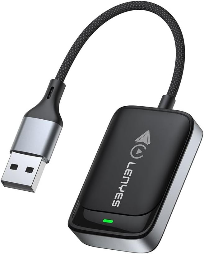 سعر ومواصفات لينيس محول كاربلاي لاسلكي LCP03، دونجل USB للتوصيل والتشغيل لابل كاربلاي، اسود (B0H6BRG8SY) على Amazon EG