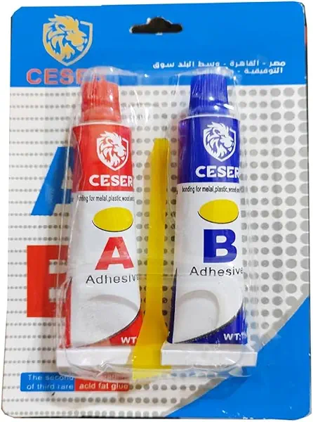 سعر ومواصفات مادة لحام ولصق 2 فى 1 A+B متعدد الاستخدامات غراء لاصق قوى مناسب مع جميع المواد - من كابر تريد (B0BSVQ8HRY) على Amazon EG