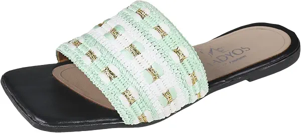 سعر ومواصفات ماديوس MADYOS womens 713-MAD Flat Sandal (B0C6HQM36M) على Amazon EG
