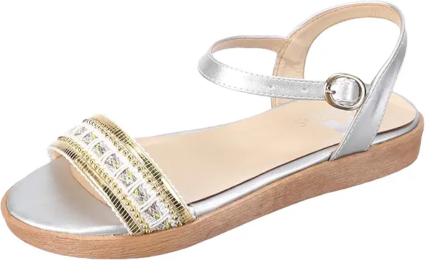 سعر ومواصفات ماديوس Madyos Womens Flat Sandal Sn21sl (B0D1YLVV3G) على Amazon EG