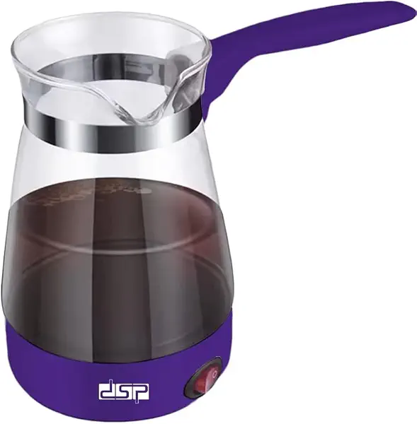 سعر ومواصفات ماكينة تحضير القهوة التركية من DSP بسعة 700 مل باللون البنفسجي (B0DWLNF2V8) على Amazon EG