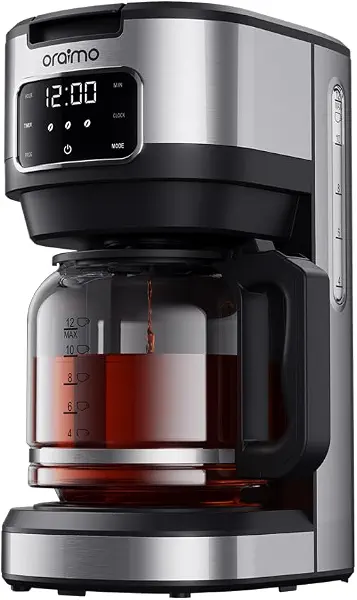 سعر ومواصفات ماكينة تحضير القهوة بالتنقيط BrewDrip-OCF-201A بنظام تحكم مخصص في النكهة والقوة مع شاشة رقمية من اورايمو (B0GY55YQHX) على Amazon EG