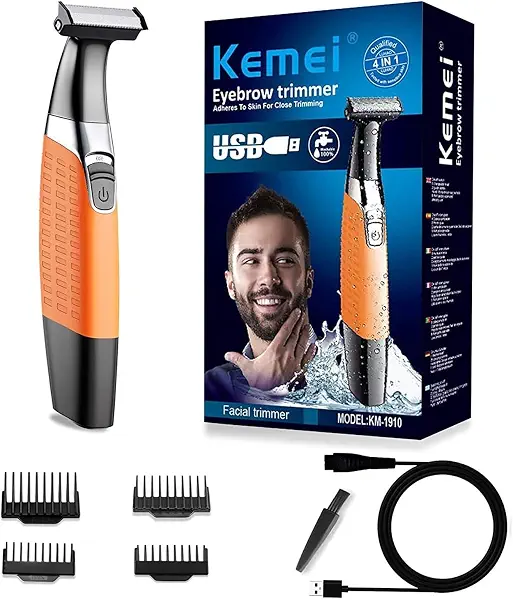 سعر ومواصفات ماكينة حلاقة كهربائية من كيمي، برتقالي (B07RGWCGLM) على Amazon EG