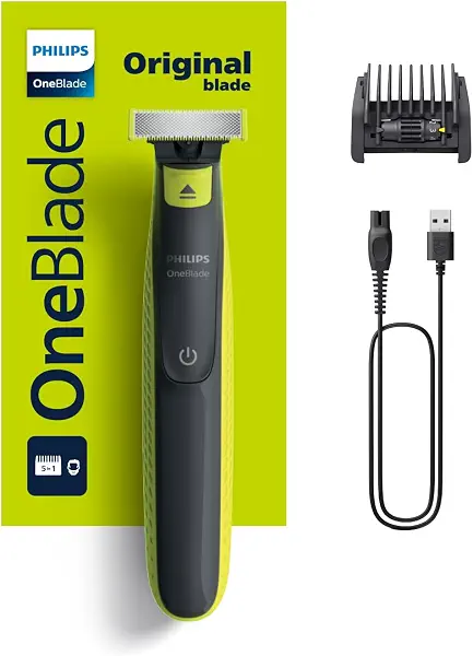 سعر ومواصفات ماكينة حلاقة ون بليد للوجه QP2724/20 من فيليبس (B0C28BY8NL) على Amazon EG