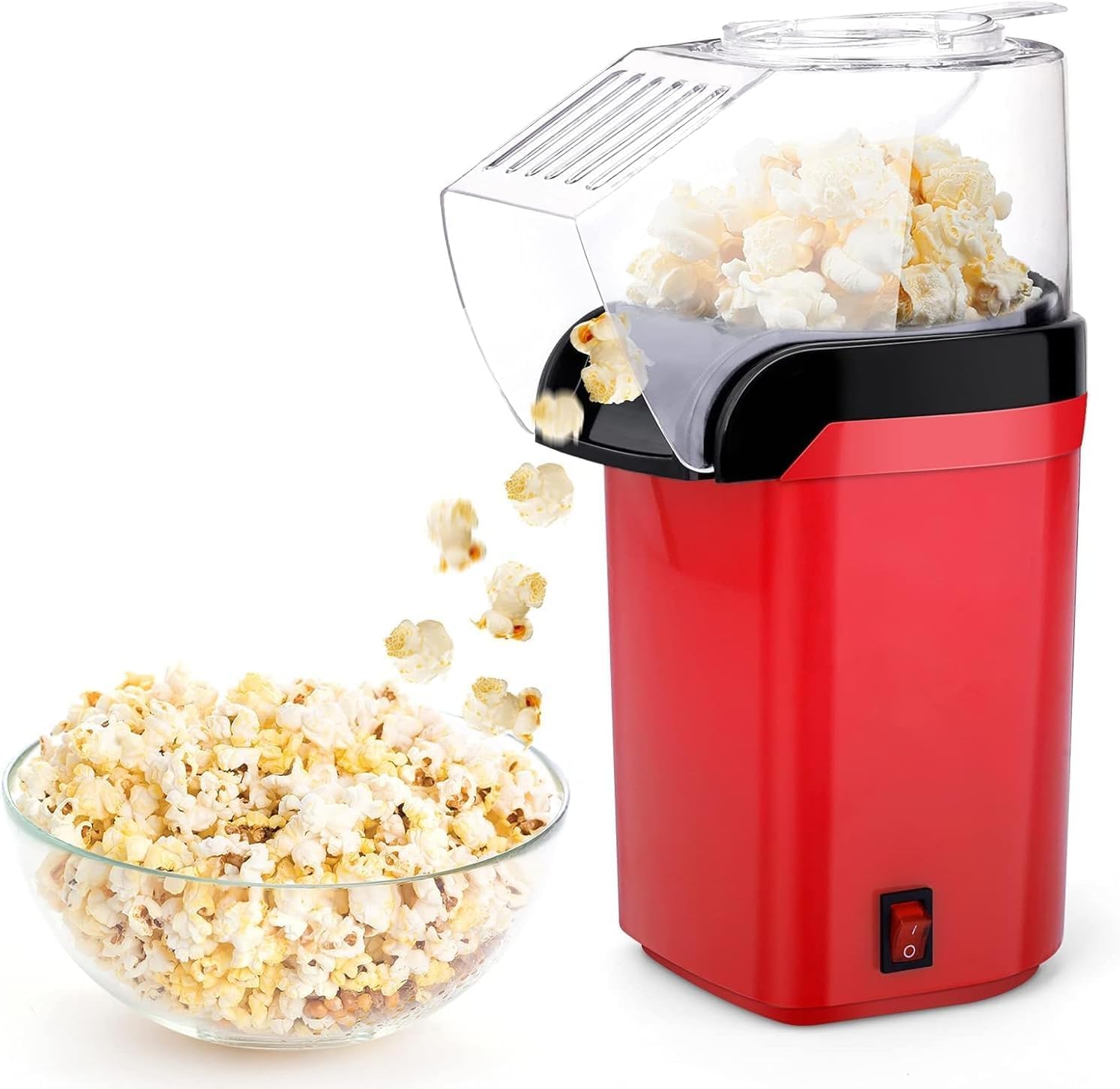 سعر ومواصفات ماكينة صنع الفشار بالهواء الساخن بدون زيت (B0H6MPQPPW) على Amazon EG