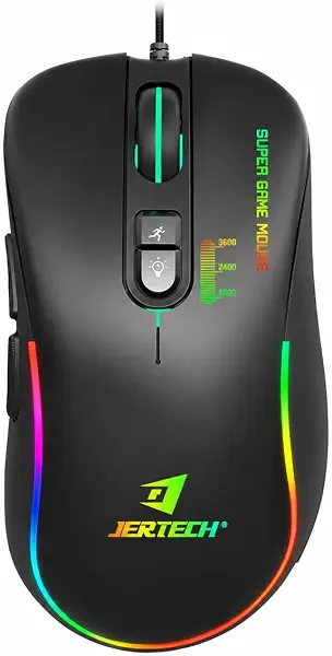 سعر ومواصفات ماوس العاب XP13 GUNS RGB من جيرتيك - مستشعر بصري 3600 نقطة لكل بوصة، ماوس العاب سلكي باضاءة خلفية RGB بتصميم مريح (B0H6BCLQ77) على Amazon EG