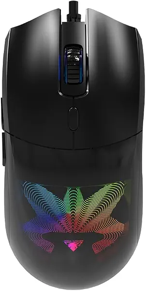 سعر ومواصفات ماوس ألعاب جيديل GM1320 بإضاءة ار جي بي بمستشعر بصري 7200 نقطة لكل بوصة ومعدل استجابة 1000 هرتز وكابل مضفر بـ 7 أزرار (B0FQ61QHVX) على Amazon EG