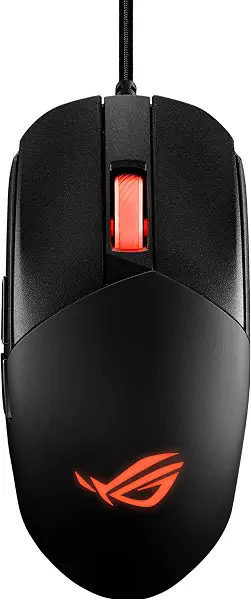 سعر ومواصفات ماوس ألعاب روج ستريكس امباكت III P518 شبه قابل للاستخدام بكلتا اليدين بسلك، خفيف الوزن، مستشعر 12000 DPI، مع 5 أزرار قابلة للبرمجة، مفاتيح قابلة للاستبدال، كابل باراكورد، ماوس ألعاب FPS، أسود من اسوس (B0BRB2KHRT) على Amazon EG