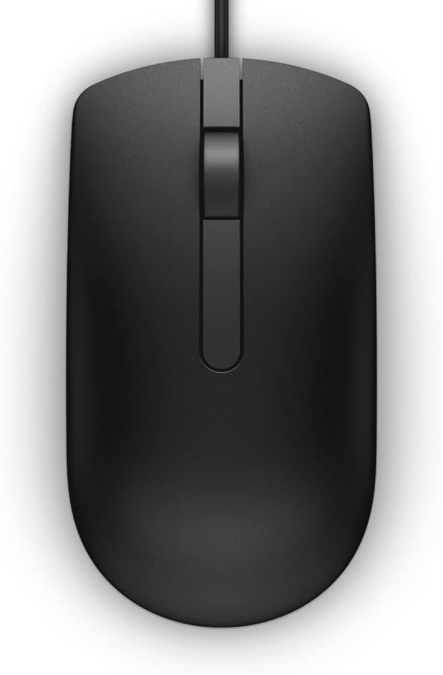 سعر ومواصفات ماوس ضوئي MS116 سلكي بزرين من ديل، مع كابل USB، أسود، للبيع بالتجزئة، متوافق مع أجهزة لينسبيرون 17R 57XX، 17R 7720، لاتيتيود D630، أوبتيبليكس 50XX، 5250، 90X، وXPS One 27XX (B013I6KOEY) على Amazon EG