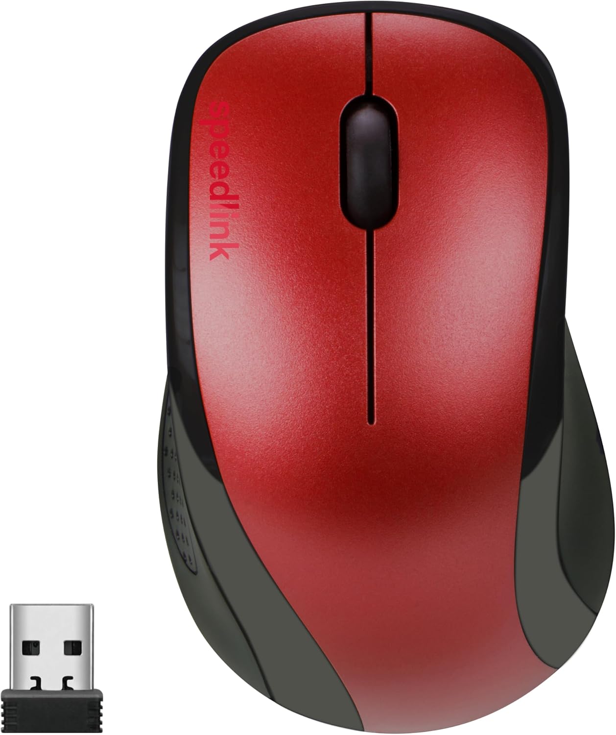 سعر ومواصفات ماوس لاسلكي صامت من سبيدلينك 630011-RD - احمر (B076QFF4WJ) على Amazon EG