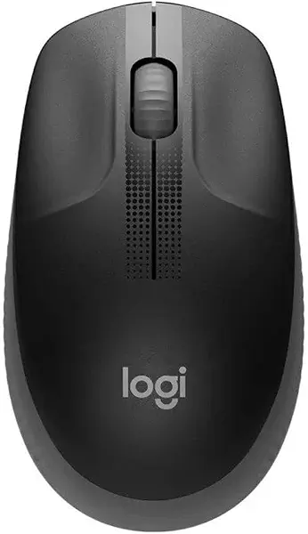 سعر ومواصفات ماوس لاسلكي لوجيتك M190 بتصميم قياسي يناسب استخدام اليدين، اتصال USB وبطارية مرفقة - رمادي (B08GL4CW6X) على Amazon EG