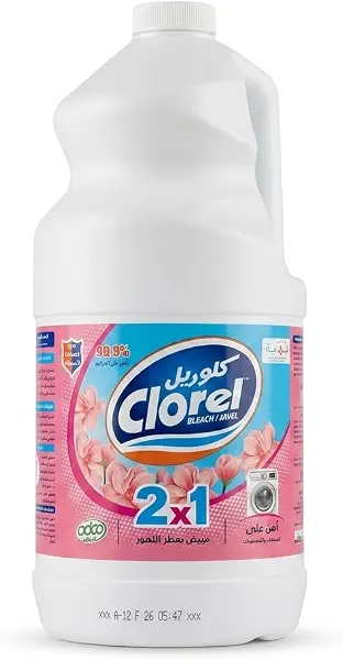 سعر ومواصفات مبيض سائل لغسالات التحميل الامامي من كلوريل - 2 كجم، روز (B08WJNBNBP) على Amazon EG