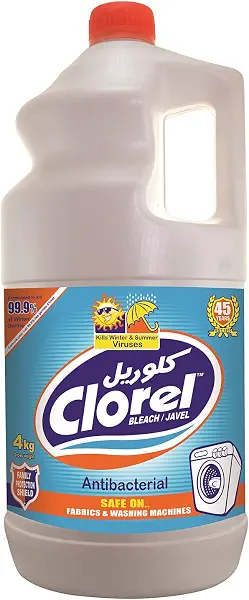 سعر ومواصفات مبيض سائل من كلوريل - 4 كجم قد يختلف تصميم العبوة (B08X5YTNGP) على Amazon EG