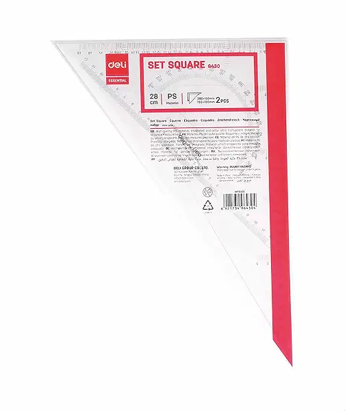 سعر ومواصفات مثلث رسم هندسي شفاف، 30 سم 6430 عبوة (قطعتان) (B005UI4NAU) على Amazon EG