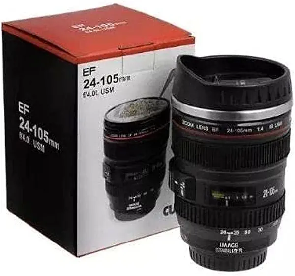 سعر ومواصفات مج حراري بتصميم عدسة كاميرا كانون (B095XZXQNM) على Amazon EG