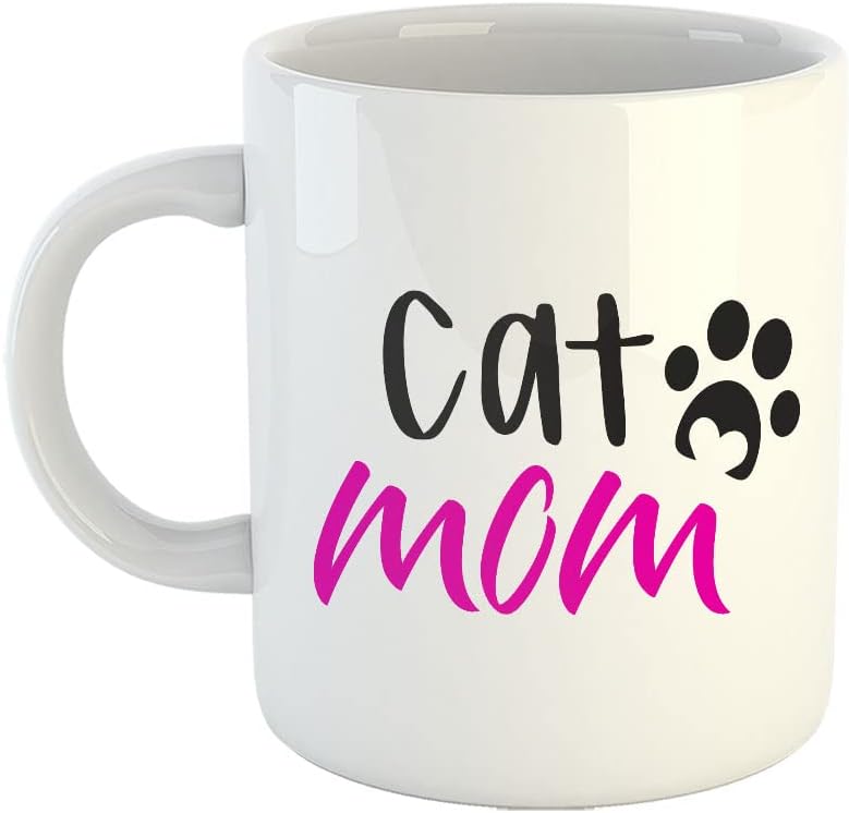 سعر ومواصفات مج قهوة 325 مل (11 اونصة) بطبعة عبارة "Cat Mom Paw1" من السيراميك كهدية في عيد الام - 4063-WH من هابو، متعدد الألوان (B09XW1VVZ2) على Amazon EG