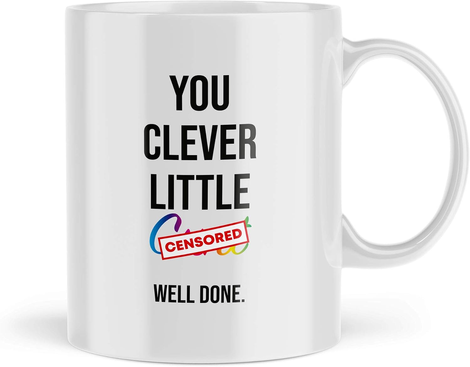 سعر ومواصفات مج قهوة مبتكر ومضحك مزين بعبارة «Clever Little Well Done» لهدايا التخرج المضحكة من الكلية (B08D7X445N) على Amazon EG