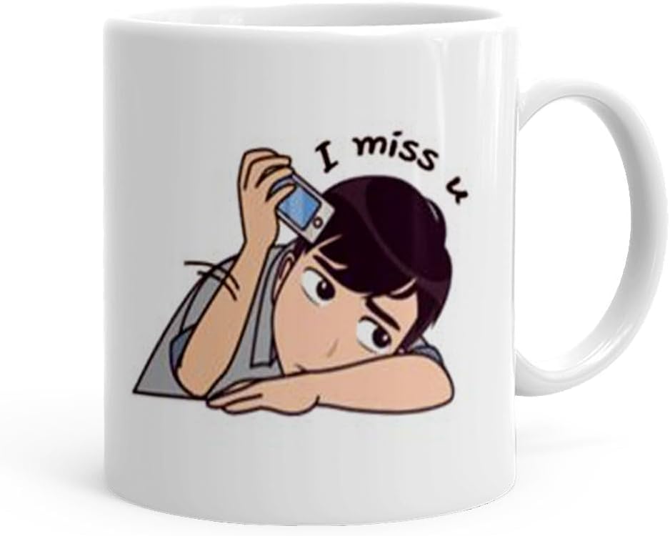 سعر ومواصفات مج مطبوع باقتباس (I Miss You) من ايلا، سعة 320 ملليلتر (B0FZXP8YTP) على Amazon EG