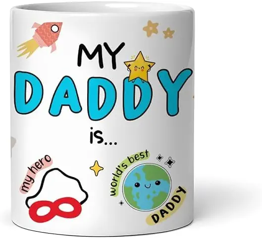 سعر ومواصفات مج مطبوع بتصميم تحفيزي وعبارة "My Daddy" من ايلا، 320 مل (B0FZXR46CF) على Amazon EG