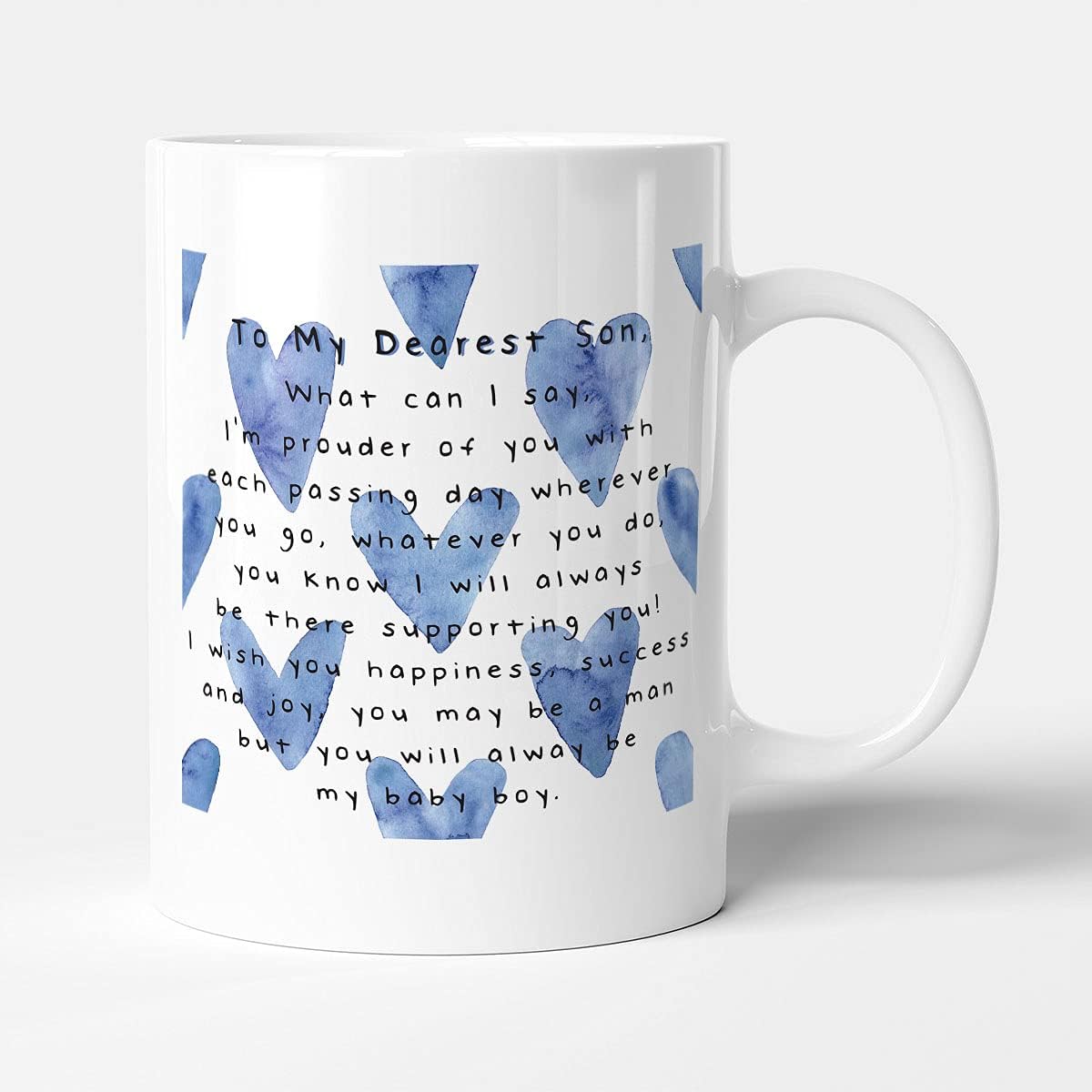 سعر ومواصفات مج هدية بطباعة عبارة «to My Dearest Son» من فيكتوريان برينت (B09GPPFGHR) على Amazon EG