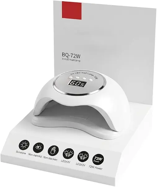 سعر ومواصفات مجفف اظافر احترافي 2 في 1 باضاءة LED/UV من ايزابيلا - BQ-72W - 72W - تقنية حماية متقدمة ونتائج سريعة لصالونات التجميل (B0H1RRM2X2) على Amazon EG
