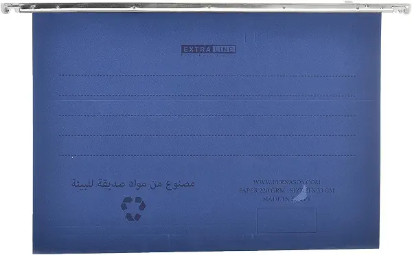 سعر ومواصفات مجلد شانون من اكسترا لاين - ورق مقوى 220 جرام، حامل ملفات متين 25 × 35 سم لإدارة الورق بشكل أمن ولمسة نهائية أنيقة - أزرق كحلي (B0G1478XGW) على Amazon EG