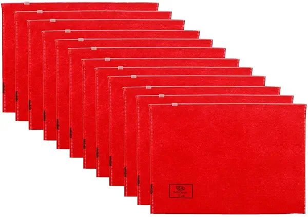سعر ومواصفات مجلد قماش A4 25 × 35 سم بجرار بسوستة من 3 ايه، 12 قطع، أحمر موديل A4-17324 (B0DCV14RMM) على Amazon EG