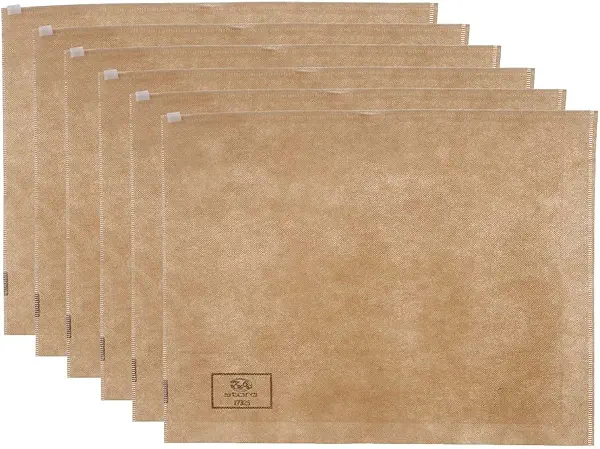 سعر ومواصفات مجلد قماش B4-17325 بسوستة لل، حافظة ملفات B4 مقاس 30 × 38 سم من ثري ايه، 6 قطع، بيج (B0DCTZ7NQ3) على Amazon EG