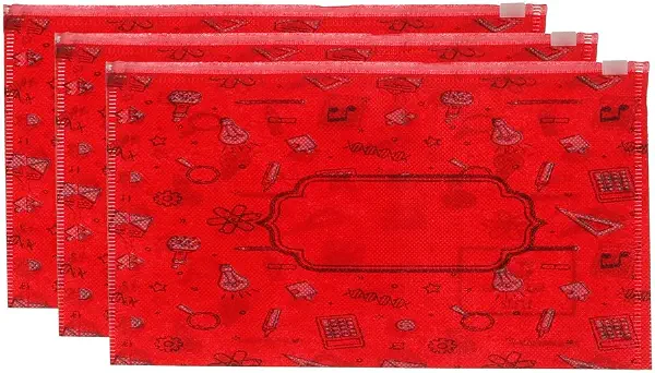 سعر ومواصفات مجلد قماش مقاس 33 × 43 سم حجم A3-17335 بسوستة من 3 ايه، 3 قطعة - أحمر (B0DCTZB4FM) على Amazon EG