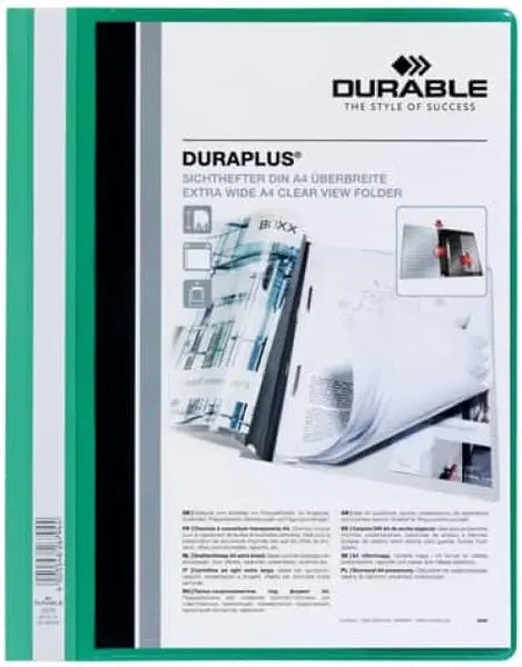 سعر ومواصفات مجلدات دورابل 257905 - (لون أخضر، مقاس A4) (B000JTI8IS) على Amazon EG