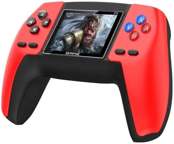 سعر ومواصفات مجموعة ألعاب فيديو P5 محمولة باليد قابلة لإعادة الشحن مع دعم ألعاب التلفزيون للأطفال، 500 لعبة فيديو كلاسيكية (لون عشوائي) من جيميزمو (B0DCC148RN) على Amazon EG