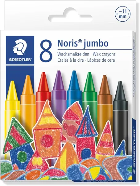 سعر ومواصفات مجموعة الوان شمع كبيرة من ستادلر- 8 الوان (B003JZ4BK8) على Amazon EG