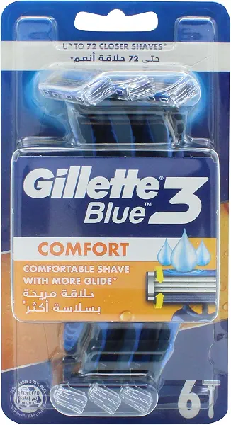 سعر ومواصفات مجموعة من 6 حبات بلو 3 شفرات (B00FZMZVLQ) على Amazon EG