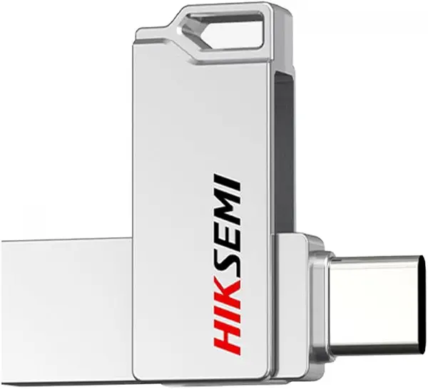 سعر ومواصفات محرك أقراص مزدوج USB 3.2 سعة 128 جيجابايت من هيكسيمي نوع ايه/نوع سي حتى 150 ميجابايت/ثانية، فضي - سينك | HS-USB-E327C 128G U3 |، هايكفيجين (B0CSP1Z8JN) على Amazon EG