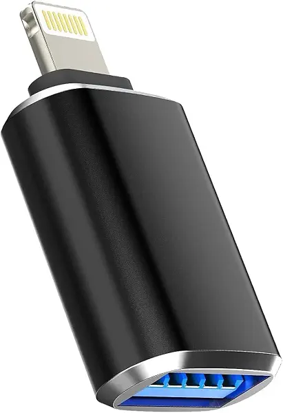 سعر ومواصفات محول USB او تي جي معتمد لآيفون/اي باد من ابل - توصيل ذاكرة فلاش USB ولوحة المفاتيح والماوس | متوافق مع iOS 14+ وآيفون 14/13/11/سلسلة اكس (B0DXC6V4LG) على Amazon EG
